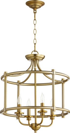 Rossington Four Light Dual Mount in Aged Brass (19|2822-18-80)