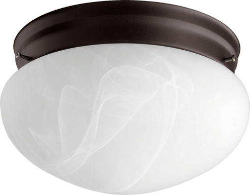 3021 Faux Alabaster Mushrooms Two Light Ceiling Mount in Oiled Bronze (19|3021-8-86)