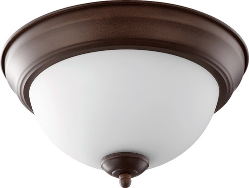 3063 Ceiling Mounts Two Light Ceiling Mount in Oiled Bronze w/ Satin Opal (19|3063-11-86)