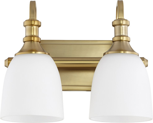 Richmond Two Light Vanity in Aged Brass (19|5011-2-80)