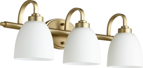 Reyes Three Light Vanity in Aged Brass (19|5060-3-180)