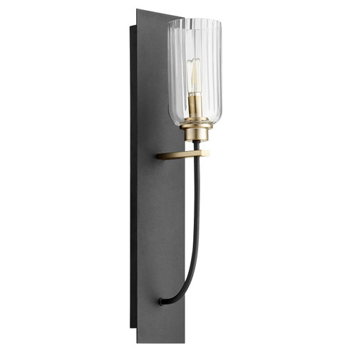 Espy One Light Wall Mount in Textured Black|Aged Brass (19|507-1-6980)