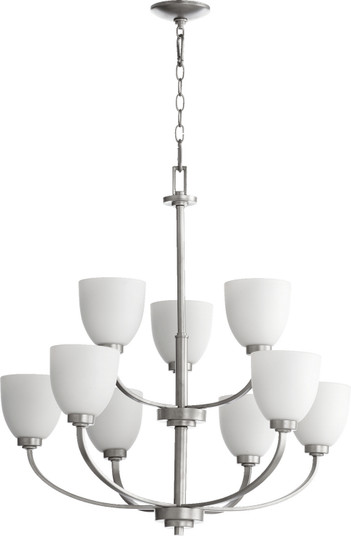 Reyes Nine Light Chandelier in Classic Nickel (19|6060-9-64)