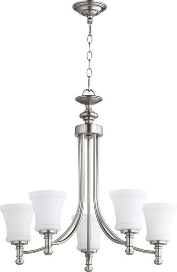 Rossington Five Light Chandelier in Satin Nickel (19|6122-5-65)