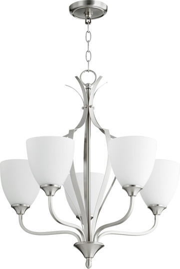 Jardin Five Light Chandelier in Satin Nickel (19|6127-5-65)