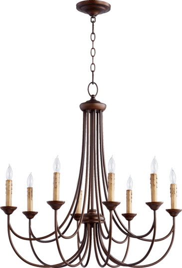 Brooks Eight Light Chandelier in Oiled Bronze (19|6250-8-86)