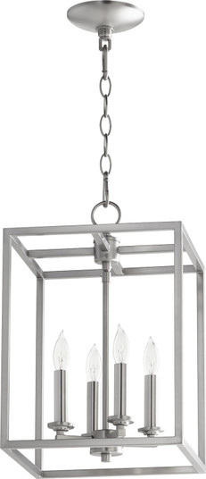 Cuboid Entries Four Light Entry Pendant in Satin Nickel (19|6731-4-65)