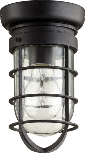 Bowery One Light Ceiling Mount in Textured Black (19|7282-69)