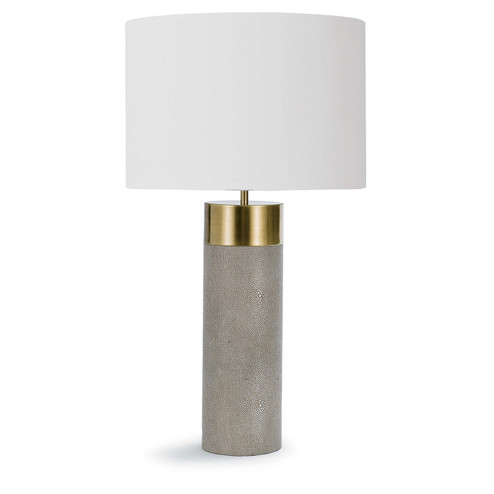 Harlow One Light Table Lamp in Ivory Grey (400|13-1178)