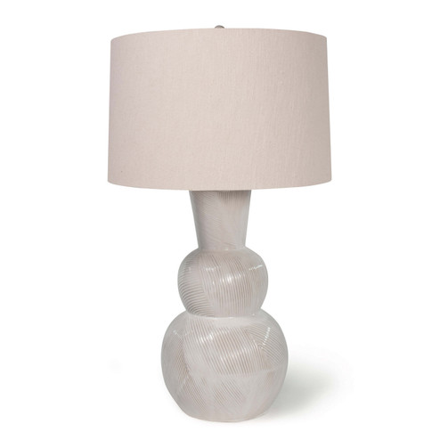 Hugo One Light Table Lamp in White (400|13-1332)