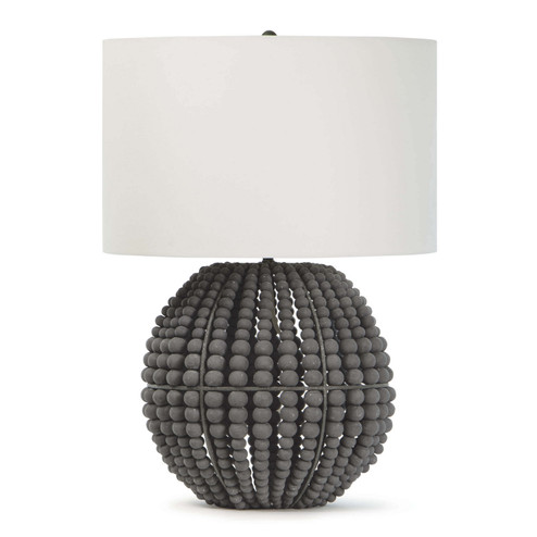 Tropez One Light Table Lamp in Grey (400|13-1349GRY)