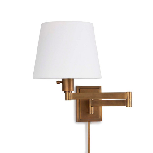 Virtue One Light Wall Sconce in Natural Brass (400|15-1161NB)