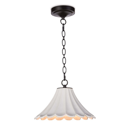 Cally One Light Pendant in White (400|16-1214)