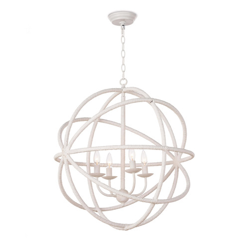 Regatta Four Light Pendant in White (400|16-1223)