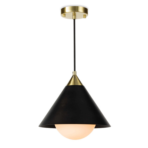 Hilton One Light Pendant in Blackened Brass (400|16-1306BBNB)