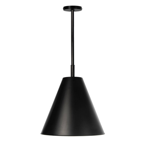 Bluff One Light Pendant in Black (400|17-1005BLK)