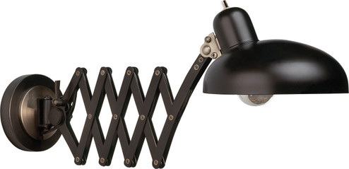 Bruno One Light Wall Swinger in Lead Bronze w/Ebonized Nickel (165|1849)