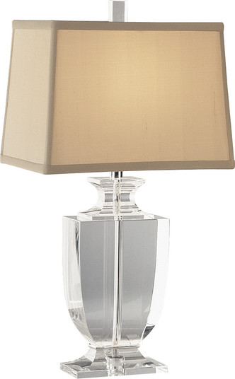 Artemis One Light Accent Lamp in Clear Crystal w/Silver Plate (165|3329)