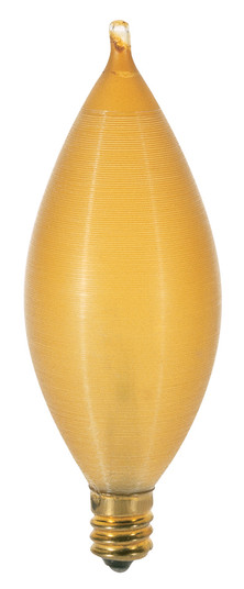 Light Bulb in Spun Amber (230|S2706)
