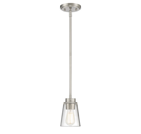 Calhoun One Light Mini-Pendant in Satin Nickel (51|7-1026-1-SN)