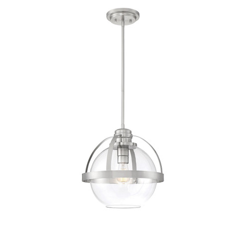 Pendleton One Light Pendant in Satin Nickel (51|7-7201-1-SN)