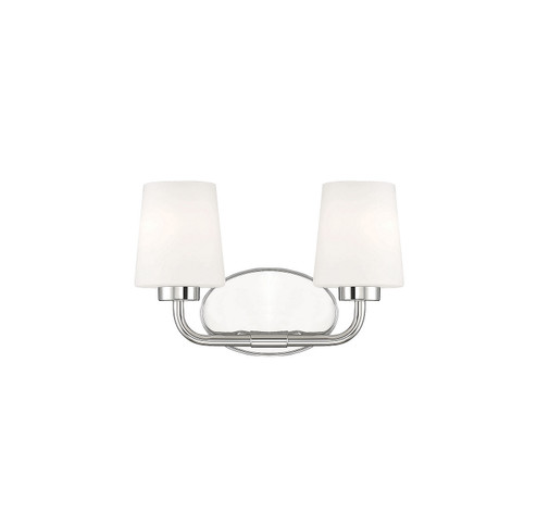 Capra Two Light Bath Bar in Polished Nickel (51|8-4090-2-109)