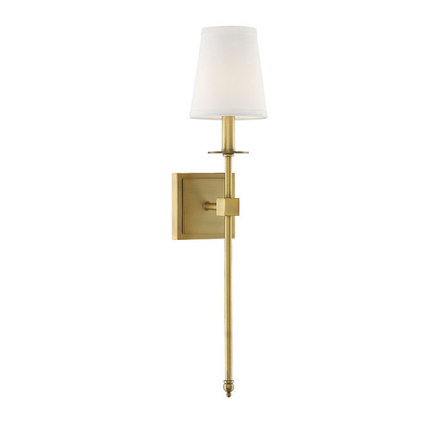 Monroe One Light Wall Sconce in Warm Brass (51|9-303-1-322)
