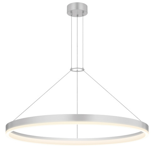 Corona LED Pendant in Bright Satin Aluminum (69|2317.16)