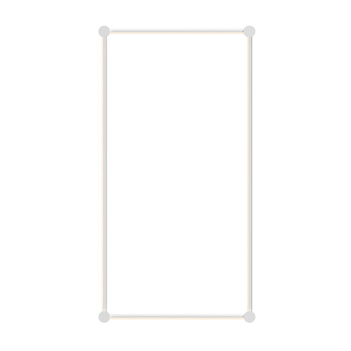 Purolinear 360 LED Wall Bar in Satin White (69|23QSWSR24R120PHA)