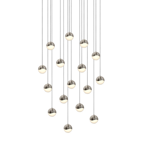 Grapes LED Pendant in Satin Nickel (69|2923.13-SML)