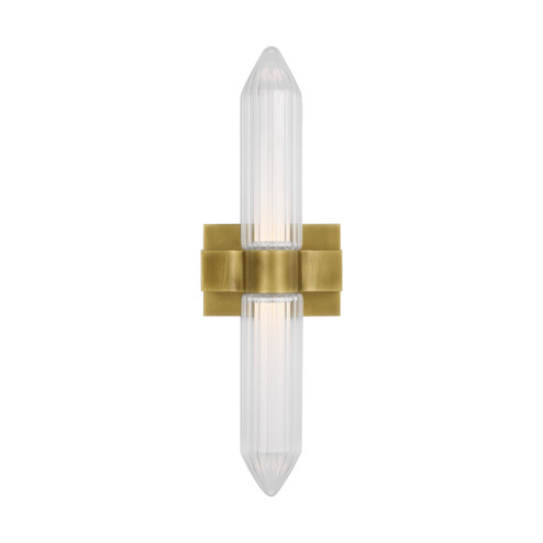 Langston LED Bath Sconce in Plated Brass (182|700BCLGSN23BR-LED927-277)