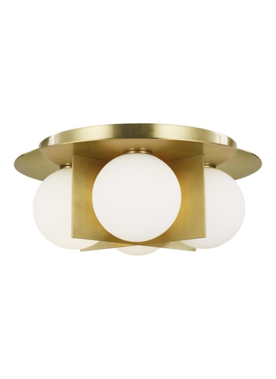 Orbel LED Flush Mount in Aged Brass (182|700FMOBLR-LED930)