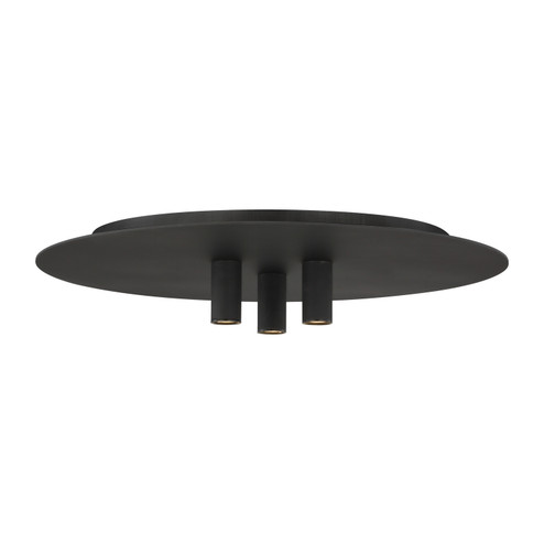 Ponte LED Flush Mount in Nightshade Black (182|700FMPNT16B-LED930-277)