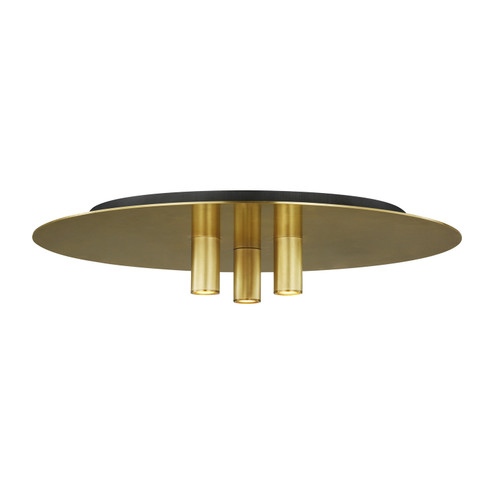 Ponte LED Flush Mount in Natural Brass (182|700FMPNT16NB-LED930)