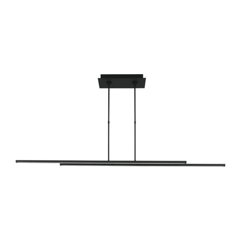 Stagger LED Linear Suspension in Nightshade Black (182|700LSSTG260B-LED927)