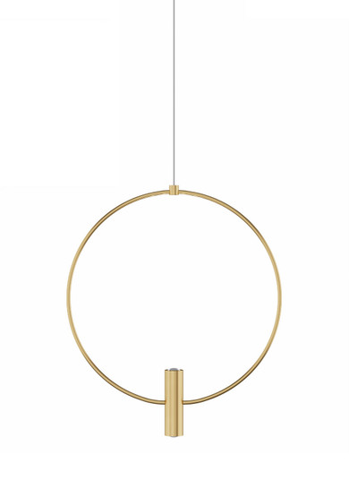 Layla LED Pendant in Natural Brass (182|700MPLAY13NB-LED930)