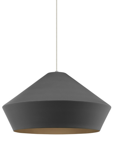 Brummel One Light Pendant in Satin Nickel (182|700TDBMLGPYS)