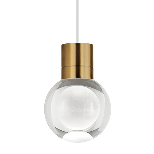 LED Pendant in Aged Brass (182|700TDMINAP1CWR-LED930)