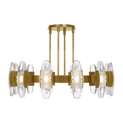 Wythe LED Chandelier in Plated Brass (182|700WYT12BR-LED927)