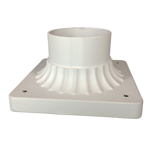 Canby Post Base Mount in White (110|100 WH)