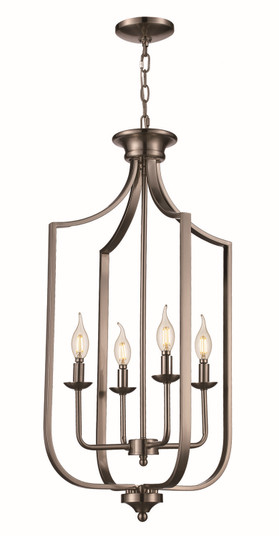 Four Light Pendant in Brushed Nickel (110|11216 BN)