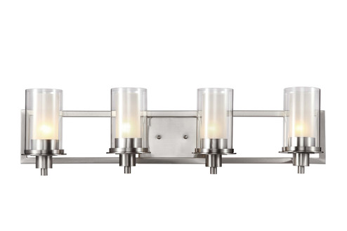 Odyssey Four Light Vanity Bar in Brushed Nickel (110|20044)