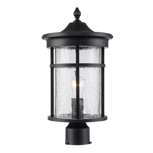 Avalon One Light Postmount Lantern in Rust (110|40383 RT)