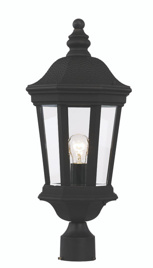 Westfield One Light Postmount Lantern in Black (110|40403 BK)