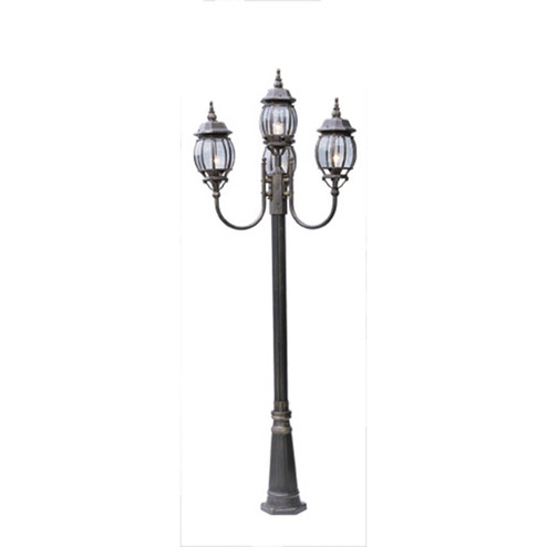 Parsons Four Light Pole Light in Black Gold (110|4094 BG)