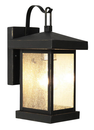 Santa Cruz One Light Wall Lantern in Weathered Bronze (110|45640 WB)