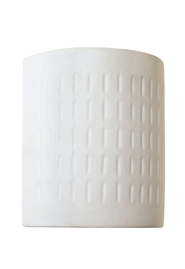 Coast One Light Wall Lantern in White Ceramic, Paintable (110|5003 WH)