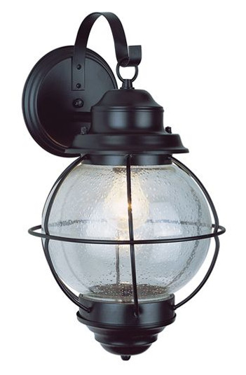 Catalina One Light Wall Lantern in Black (110|69901 BK)