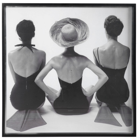 Ladies' Swimwear, 1959 Fashion Print in Matte Black (52|41604)