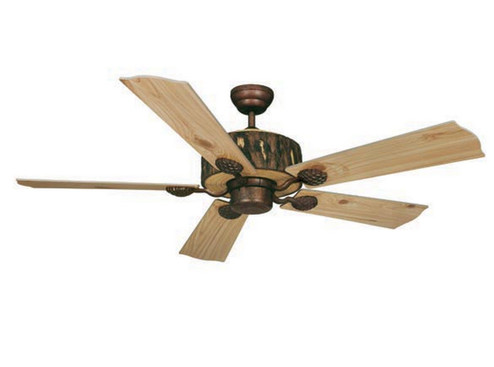 Log Cabin 52''Ceiling Fan in Weathered Patina (63|FN52265WP)